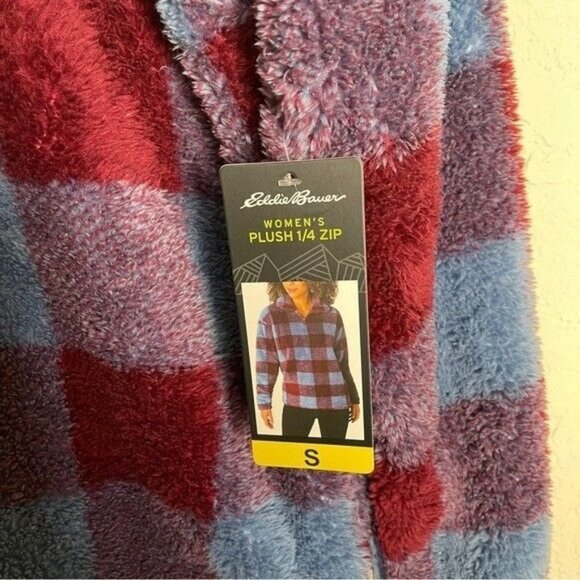 EDDIE Bauer Quest Plush Fleece 1/2-Zip - Print Size Small - Picture 10 of 13